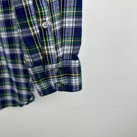 J.Crew Button Down Shirt Plaid Flannel Classic Fit Boyfriend Preppy US 00 NWT - Picture 13 of 14